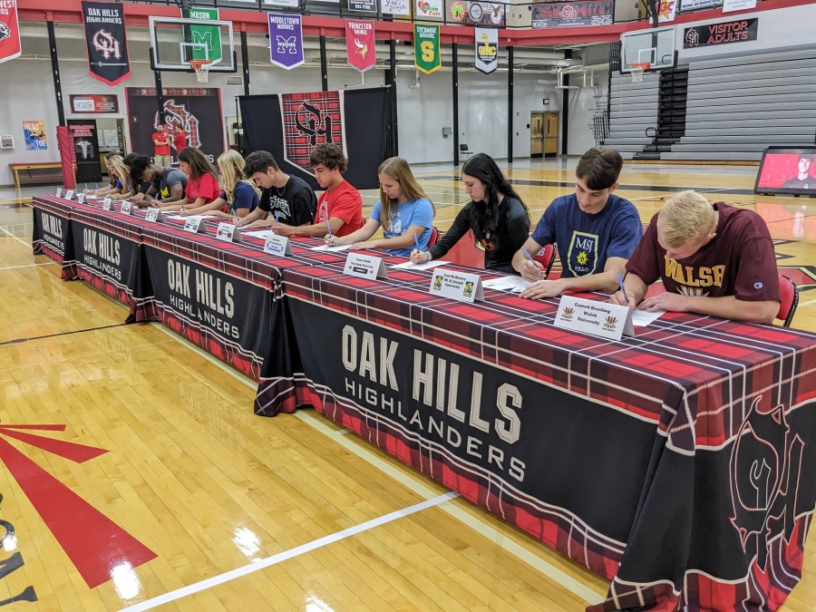 Spring signing day for athletes